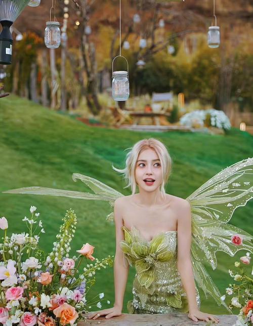 angelababy绿野仙踪精灵造型是真仙女吧