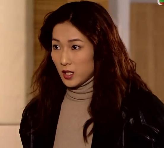 "巨轮"钟嘉欣港风复古造型_复古_高领_高领毛衣_毛衣