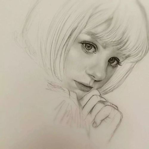 羡慕!竟然用素描画的这么美