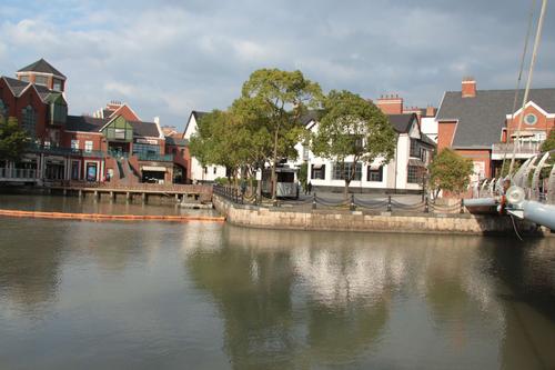 松江泰晤士小镇风景!风光原创!