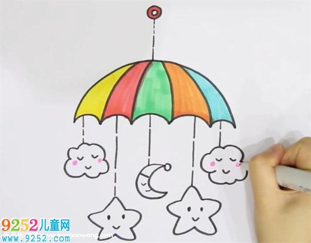 风铃简笔画 风铃简笔画教程,玩具