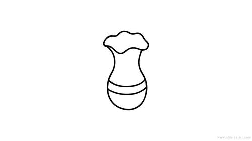 花瓶简笔画怎么画花瓶简笔画图片