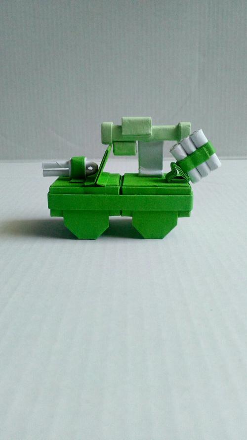 简单的折纸战车