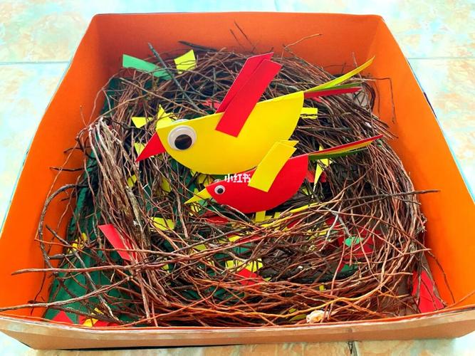简易版小鸟的家_幼儿园_手工制作_亲子_手工diy_灯笼