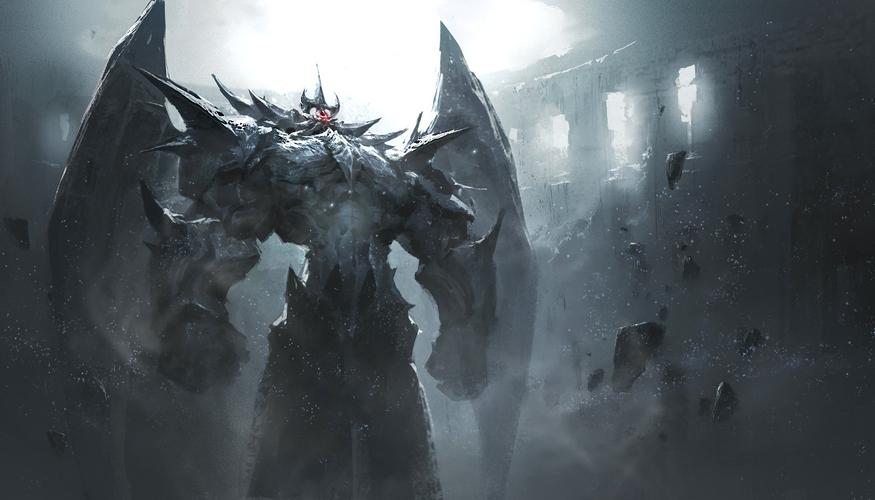 《wallpaper engine》游戏王欧贝利斯克的巨神兵绘图动态壁纸