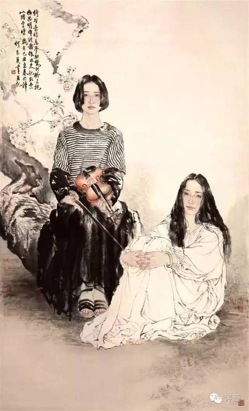 国画名家:何家英——作品及画论|工笔画|人物画|写意