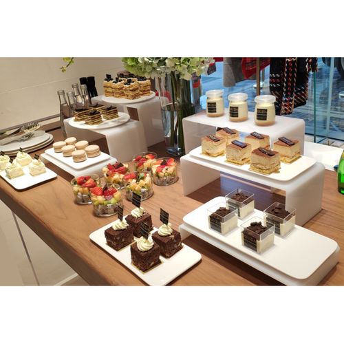 亚克力甜品台摆件展示架蛋糕摆台架子点心架水果托盘冷餐茶歇摆台