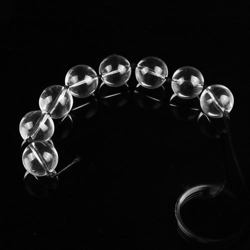 另类情趣用品玻璃拉珠情趣大号小号肛塞珠子 玻璃自慰