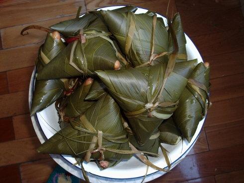 包粽子