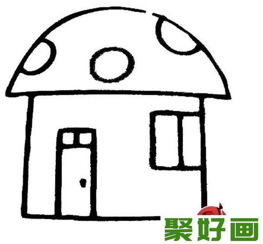 儿童画房子可爱的小房子简笔画图片大全