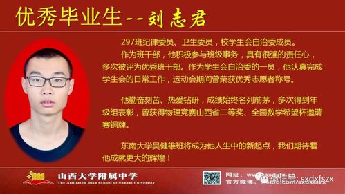 山西大学附中2018届高中优秀毕业生风采榜