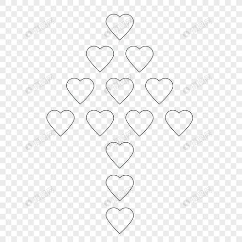 手绘小爱心设计