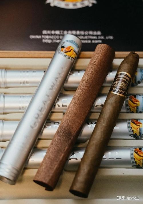 品吸长城雪茄 铝管1号