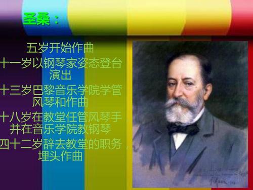 天鹅2 圣桑ppt
