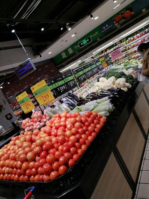 蔬菜课早市陈列图片12.28日