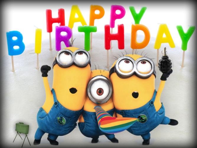 image gallery: happy birthday minions images