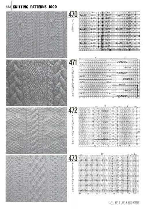 【图解】棒针花样1000种(4)