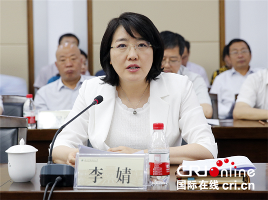 杨凌示范区党工委书记李婧讲话(供图 西北农林科技大学)