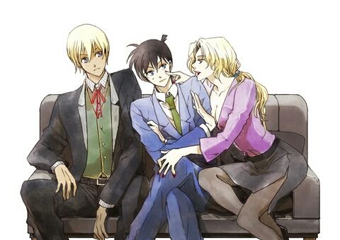 名侦探柯南 二次元 工藤新一 贝尔摩德 波本 安室透 降谷零