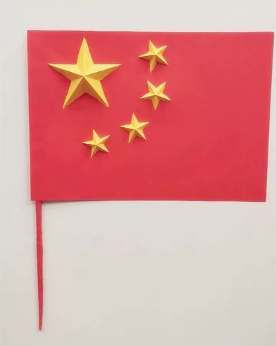 亲子时光五星红旗我为你自豪