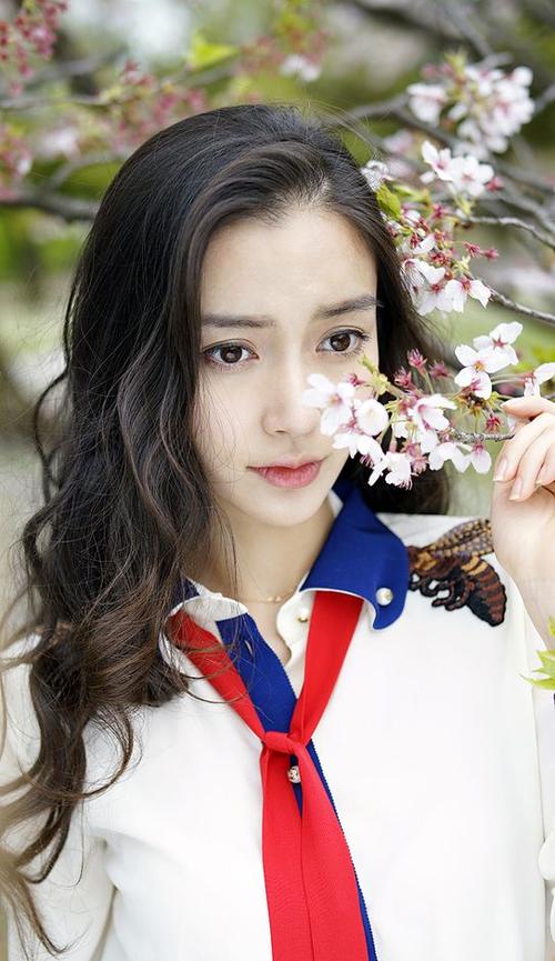angelababy樱花写真少女感爆棚8432590-搜狐时尚频道图片库-大视野