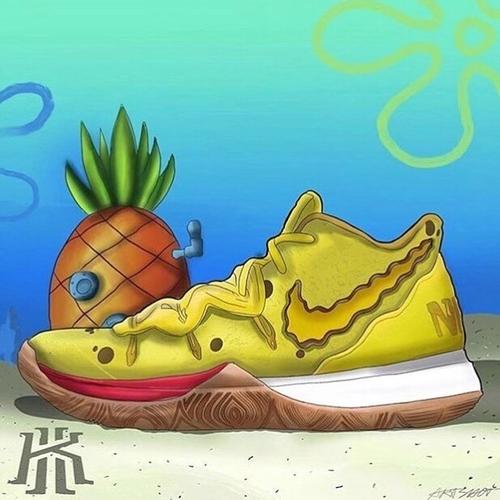 nike kyrie 欧文5海绵宝宝篮球鞋
