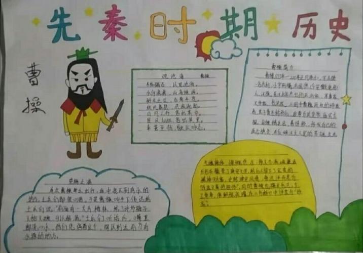 2020级九班历史第一期手抄报——先秦时期历史人物