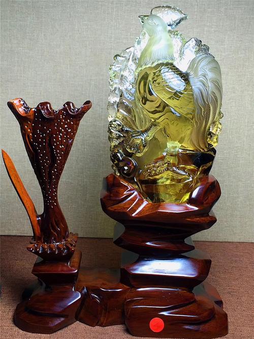 天然黄水晶龙龟摆件 雕刻摆件 金蟾摆件 茶水晶雕刻件