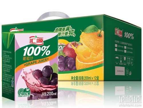 汇源100%葡萄汁200ml*12瓶 国美在线29.9元原价: ￥56