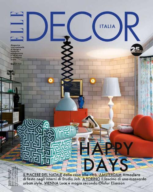 [意大利版]elle decor 时尚家居杂志 2015年12月刊-2016年1月刊