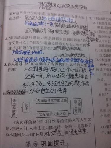 未选择的路 里面的