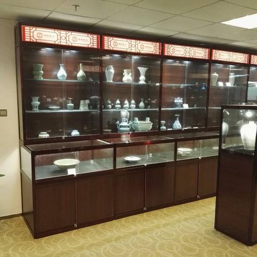 古玩玉器展柜 奇石展示柜 l型展柜陈列柜 陶瓷展柜