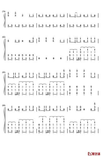 shutupanddance钢琴简谱数字双手walkthemoon