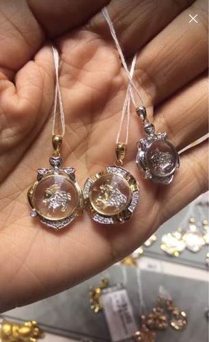 香港时来运转 玫瑰金吊坠—山东青岛珠宝首饰