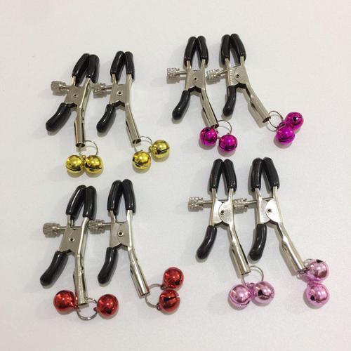 乳夹铃铛sm可调节乳夹男用女用咪咪夹奶夹阴夹成人情趣另类夫妻