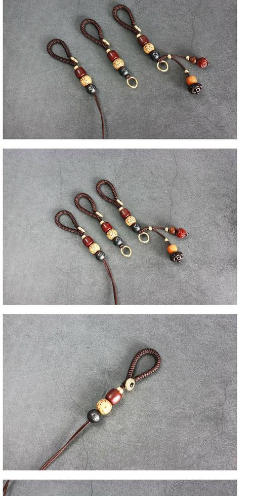 创意手工绳结编制钥匙扣车钥匙挂件半成品手编绳活扣金刚结双平结
