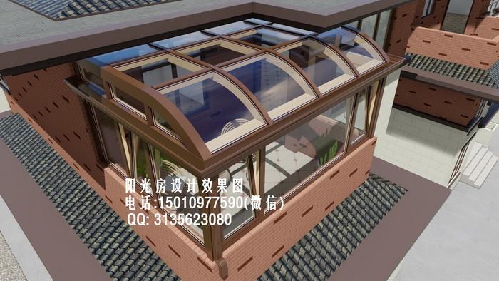 露台阳光房效果图
