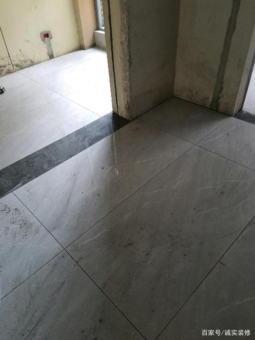 地面铺贴大板地砖的效果图