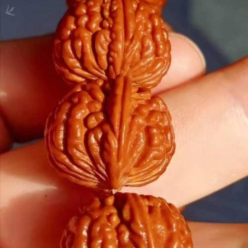 刺龙纹桃核手串秦岭桃核桃胡手串荔枝纹霸王龙刺龙纹疙瘩纹正圆桃
