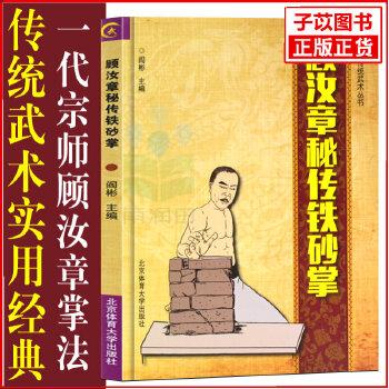 正版书籍顾汝章秘传铁砂掌武术书籍搭武功套路易筋经武功训练
