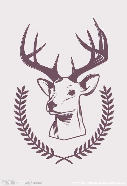 鹿头图片