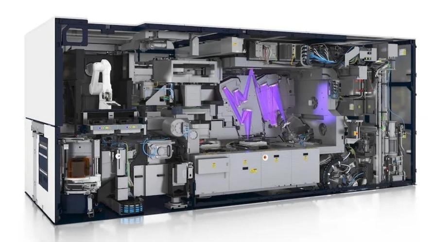 目前世界上最顶级的光刻机为euv光刻机,光源采用了极紫外光刻,波长