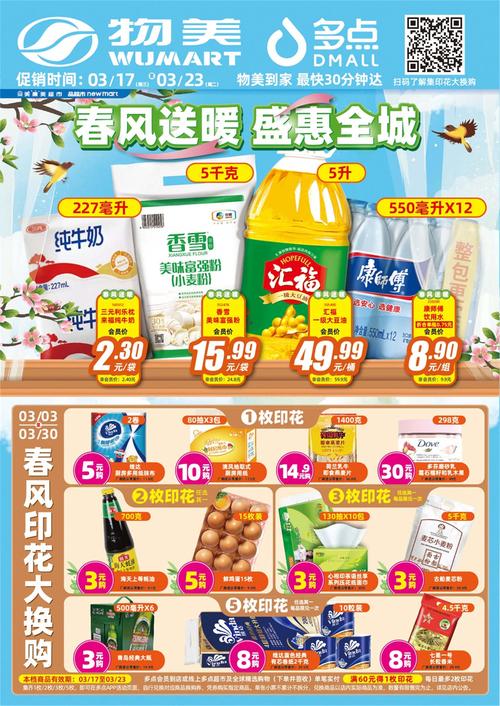 北京物美/美廉美超市促销海报