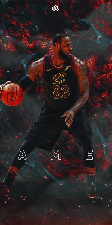 2k手机竖屏分辨率720x1440nba篮球明星小皇帝勒布朗詹姆斯骑士时期