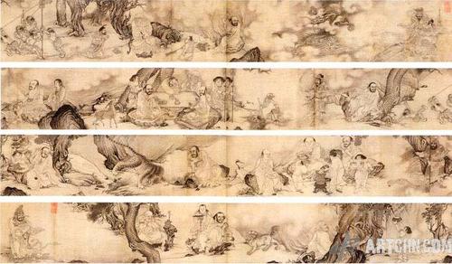 此为《十六应真图》原作,大家可看下.