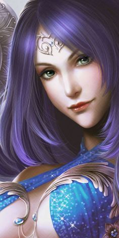 3d游戏插画美女