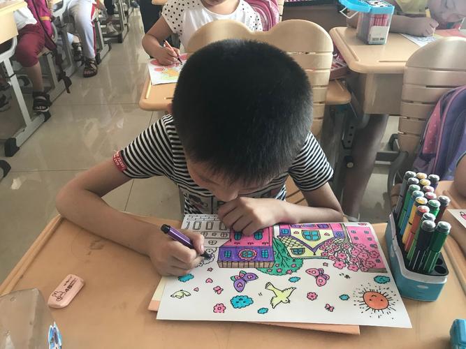 即墨山师实验学校儿童画社团