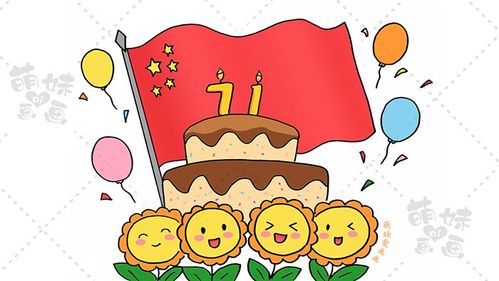 庆祝祖国71周年华诞!学画漂亮的国庆节简笔画,家长可收藏备用