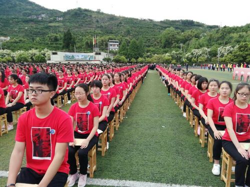 其它 陈家中学"十八而志 青春万岁"成人仪式   5月4日,开州区陈家中学