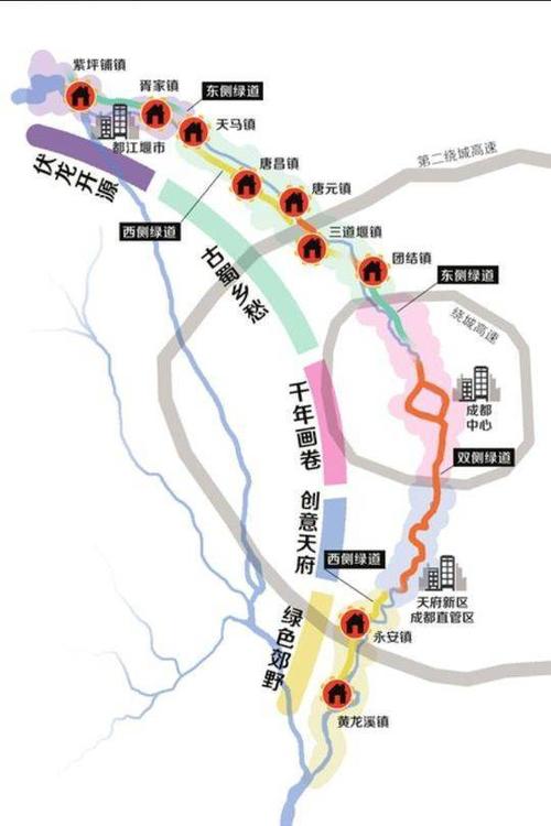 锦江绿道示意图.资料图